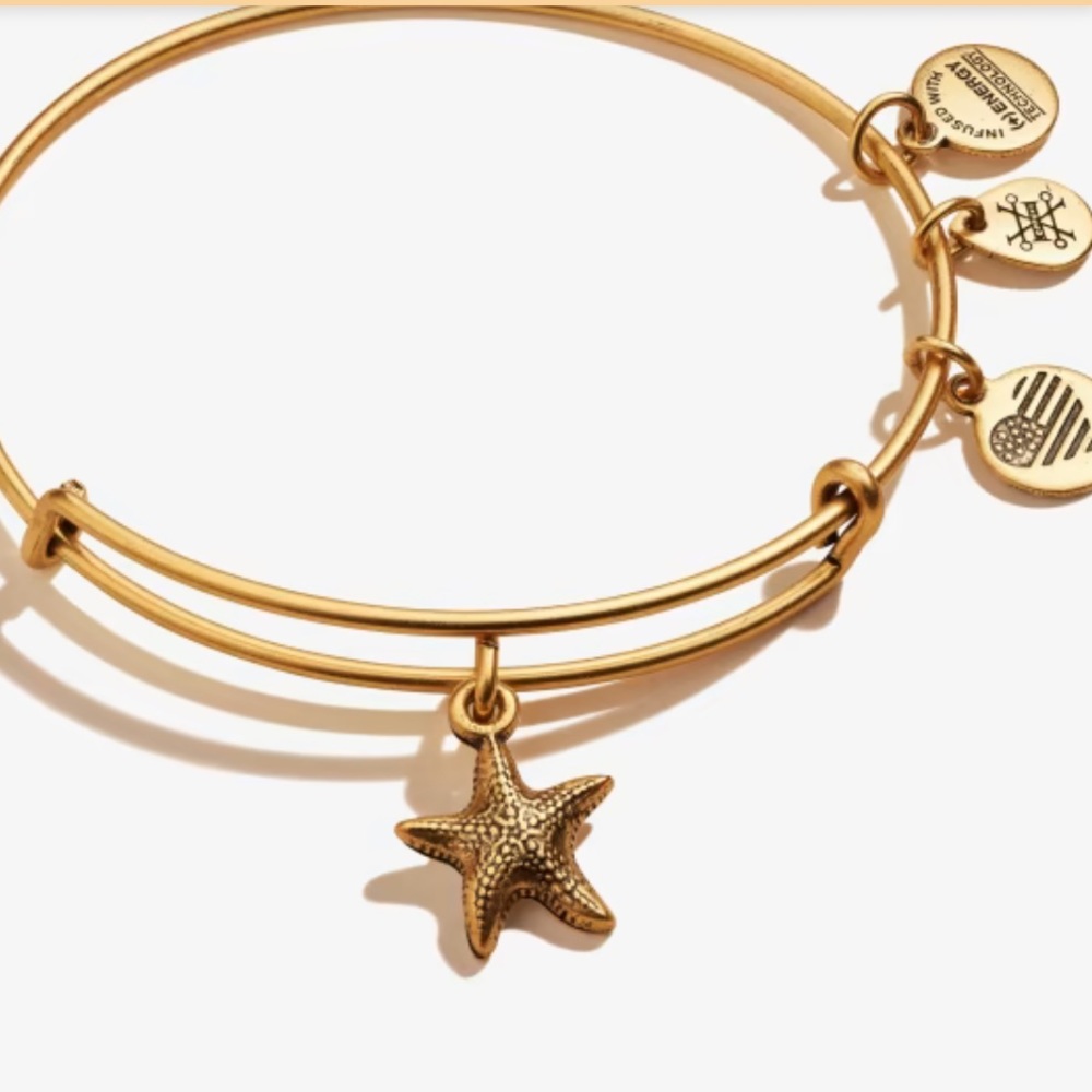 Alex and Ani Gold Starfish Bracelet